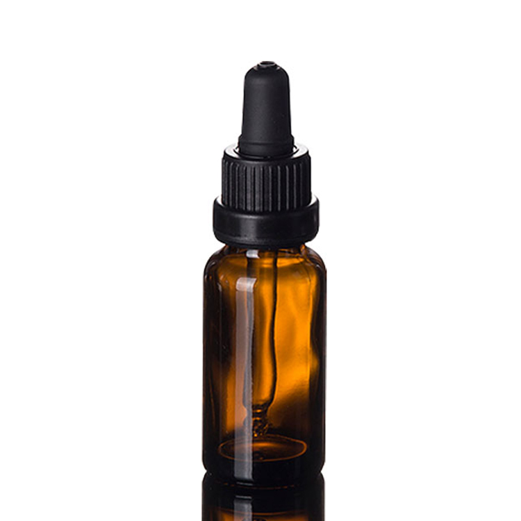 Wholesale 20Ml Amber Glass Essential Oil Bottle With Plastic And Glass Dropper