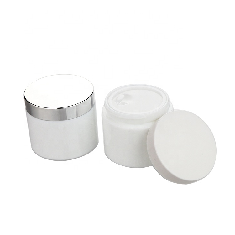Wholesale 20g 30g 50g 100g Face Glass Cream Cosmetic Jar And Containers With Sliver Cap