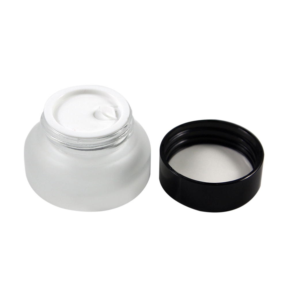 Wholesale 20g 30g 50g Empty Facial Frosted Glass Cream Jar For Cosmetic