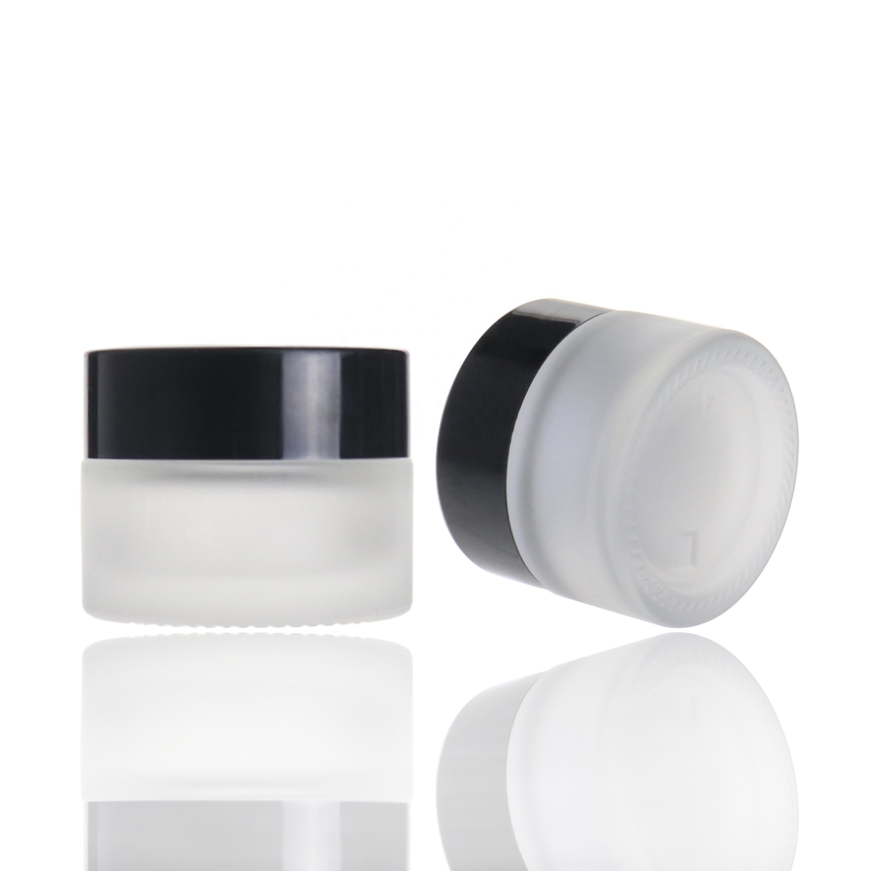 Wholesale 20g frosted cream cosmetic jar glass