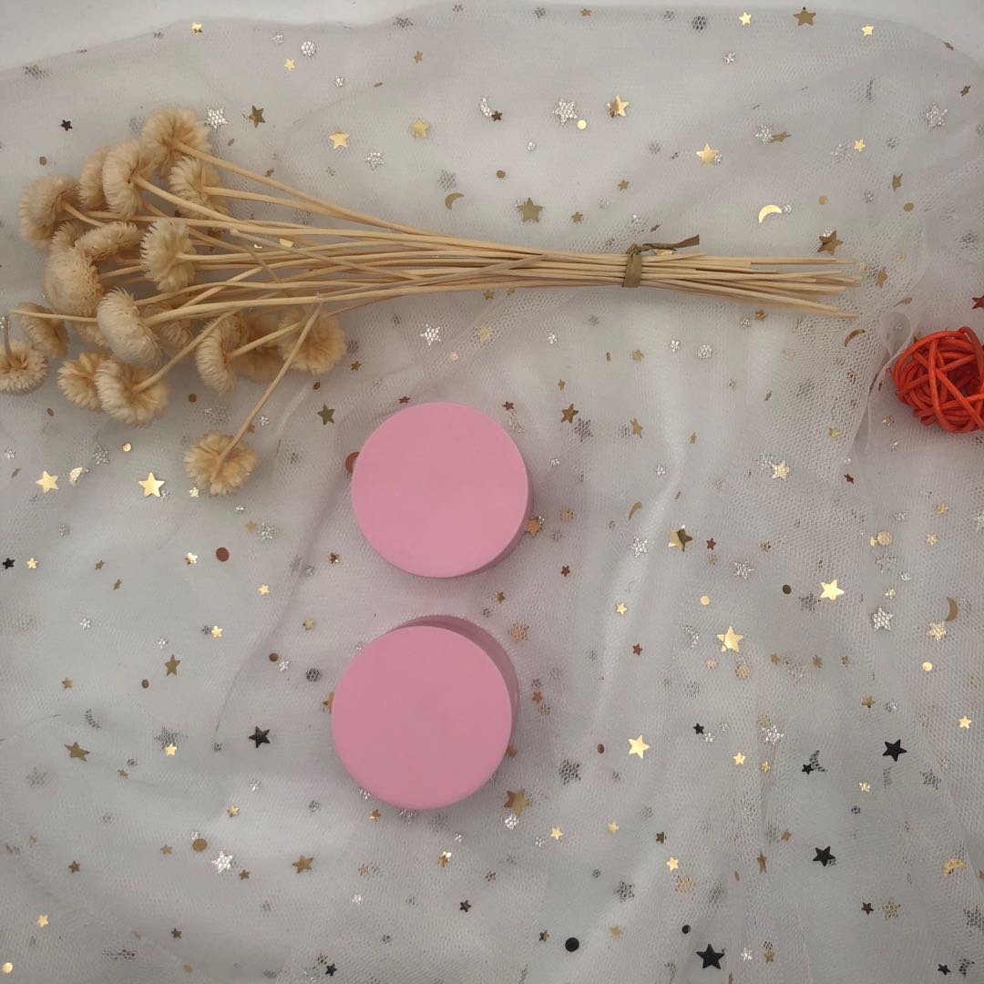 Wholesale 20g matte pink plastic cream jar