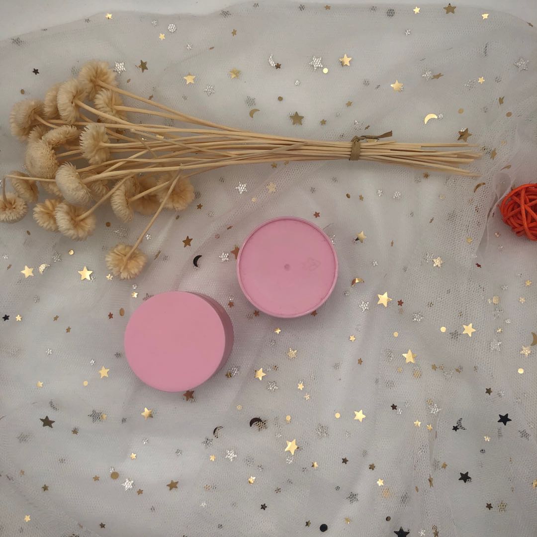 Wholesale 20g matte pink plastic cream jar