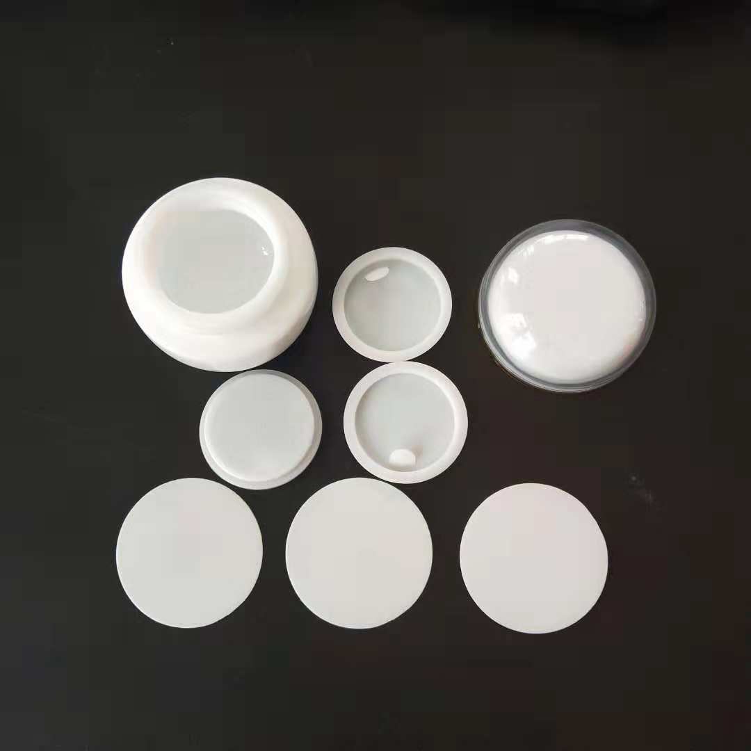Wholesale 20g30g White Porcelain Wide mouth Split Cream Jar