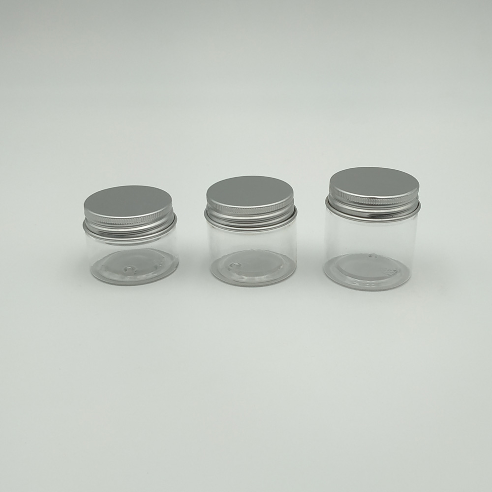 Wholesale 20ml 25ml 30ml Small Clear Round PET Container with Lid