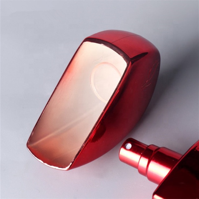 Wholesale 20ml 25ml Shining Colored Heart Shaped Glass Refill Empty Perfume Atomizer Spray Bottle