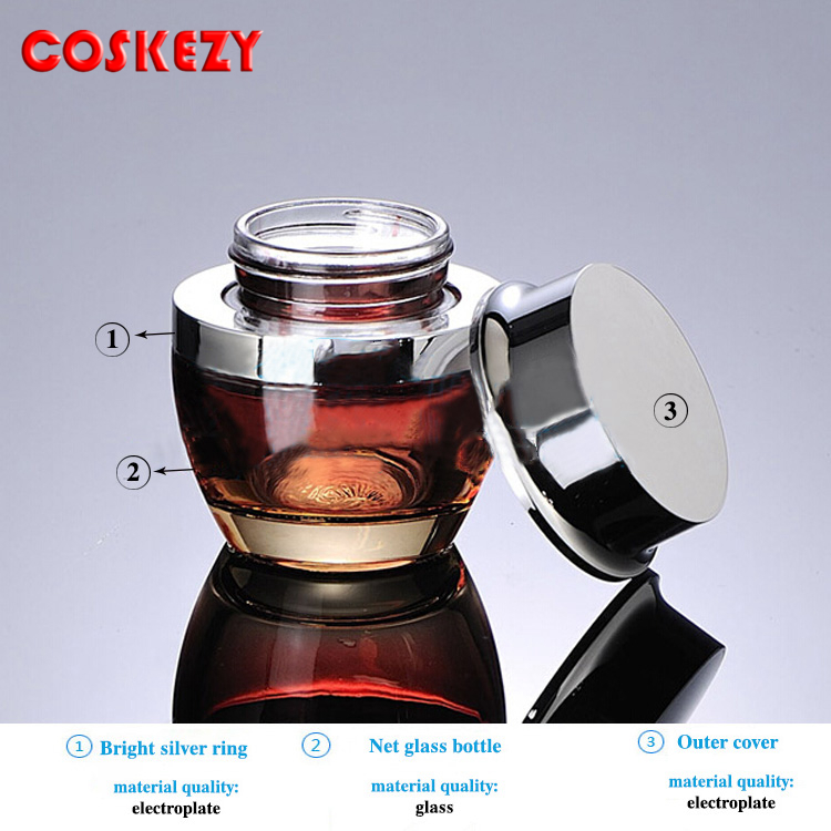 Wholesale 20ml 30ml 50ml 100ml 120ml Lotion Containers, Empty Luxury Glass Packaging for Cosmetics