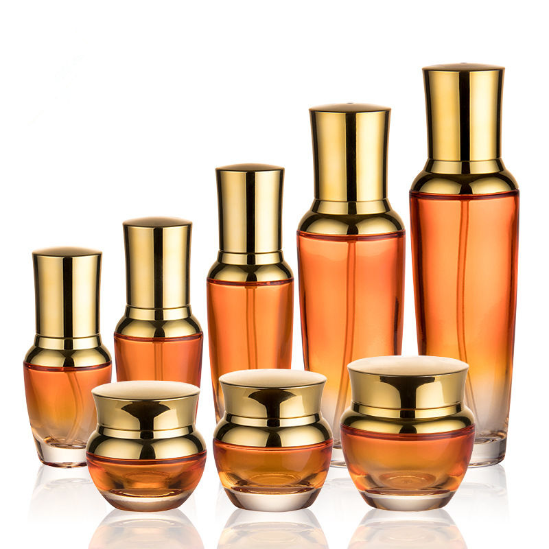 Wholesale 20ml 30ml 50ml jra clear blue green empty frosted cosmetic glass jar for skin cream