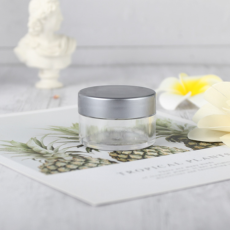 Wholesale 20ml PS cosmetic packaging face cream jar for gel