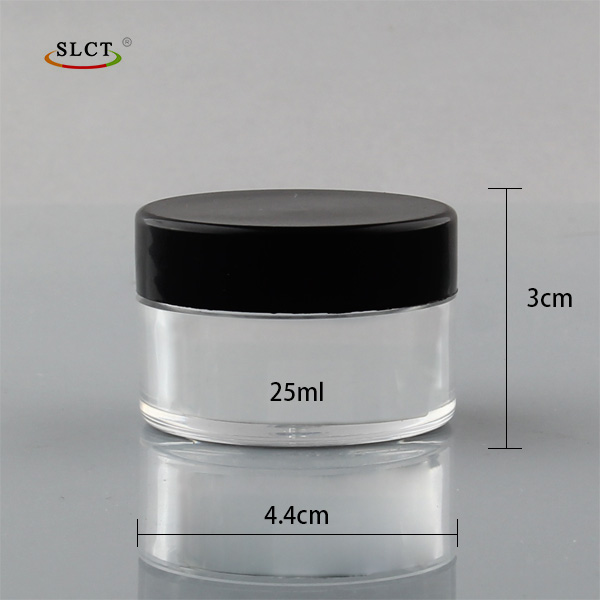 Wholesale 20ml PS cosmetic packaging face cream jar for gel