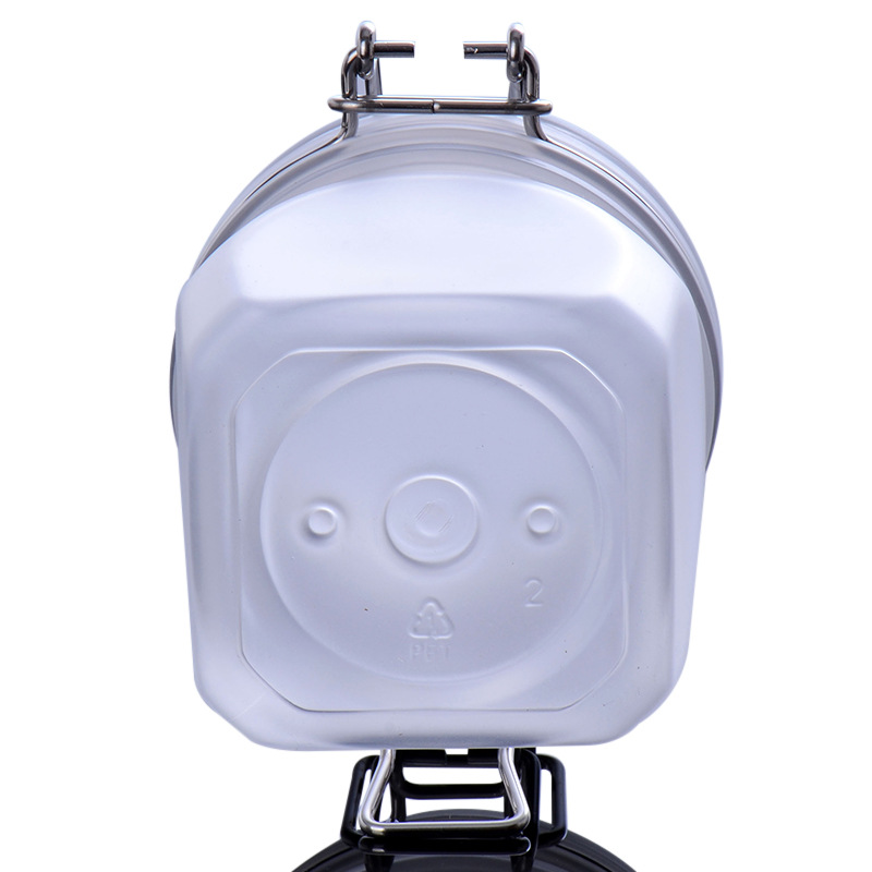 Wholesale 220ml round PET easy to clean lock lid jar storage container for home