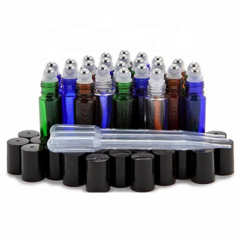 Wholesale 24 boxed ball Bottles 10ml gradient color ball bottles perfume ball bottles free to match