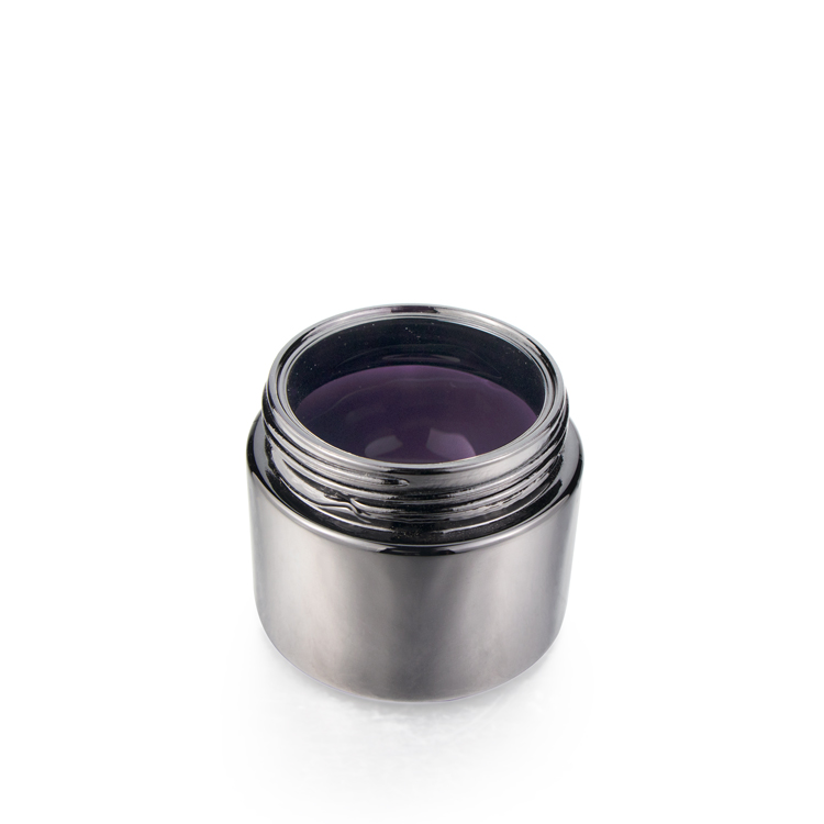 Wholesale 25 ml empty glass frosted cosmetic glass jar