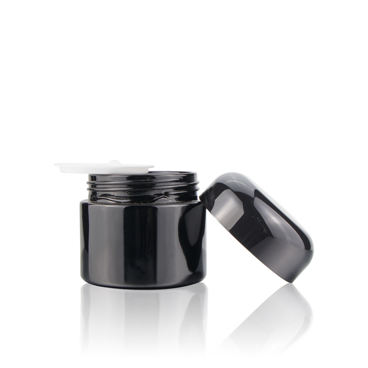 Wholesale 25 ml empty glass frosted cosmetic glass jar