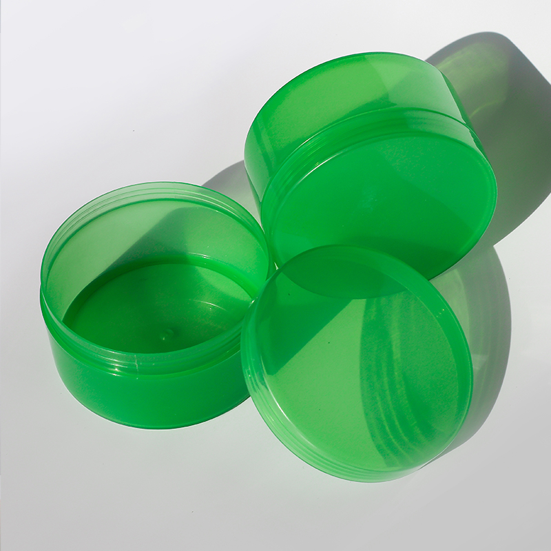 Wholesale 250ml 4oz green lotion jar tinted jars sugar scrub jar containers clear