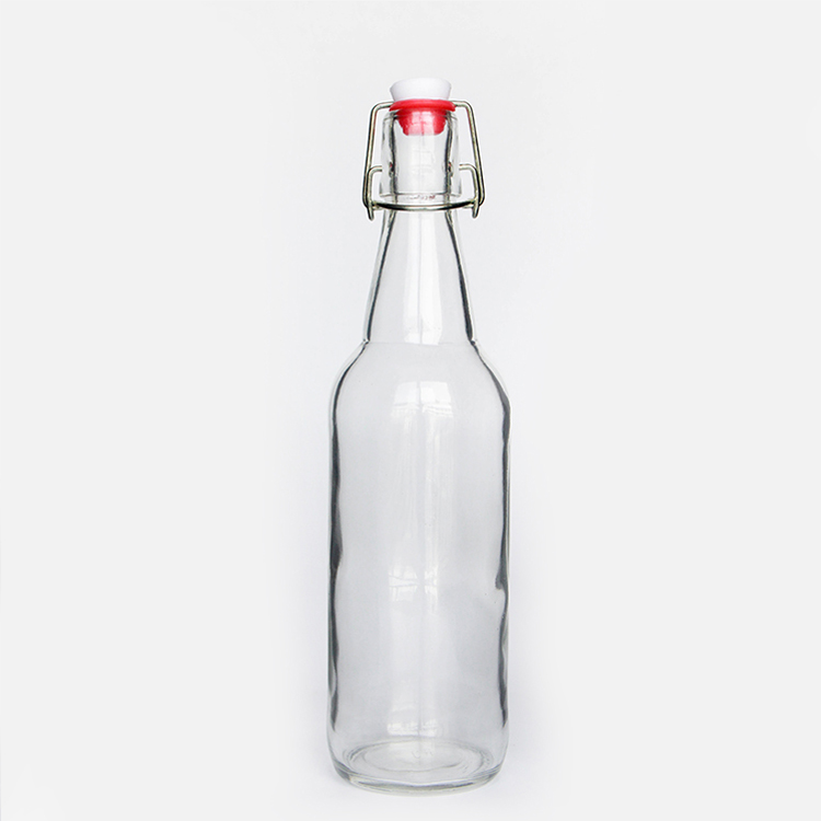 Wholesale 250ml 500ml 1000ml Swing Top Easy Cap Kombucha Kefir Beer Brewing Glass Bottles