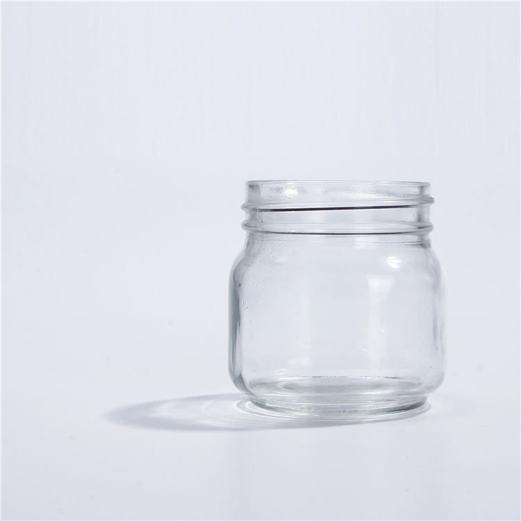Wholesale 250ml 8oz Glass Honey Jam Jar For Food Storage With Metal Lid