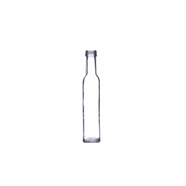 Wholesale 250ml Flint Glass Tower Hot Sauce Jar 48mm Twist Finish