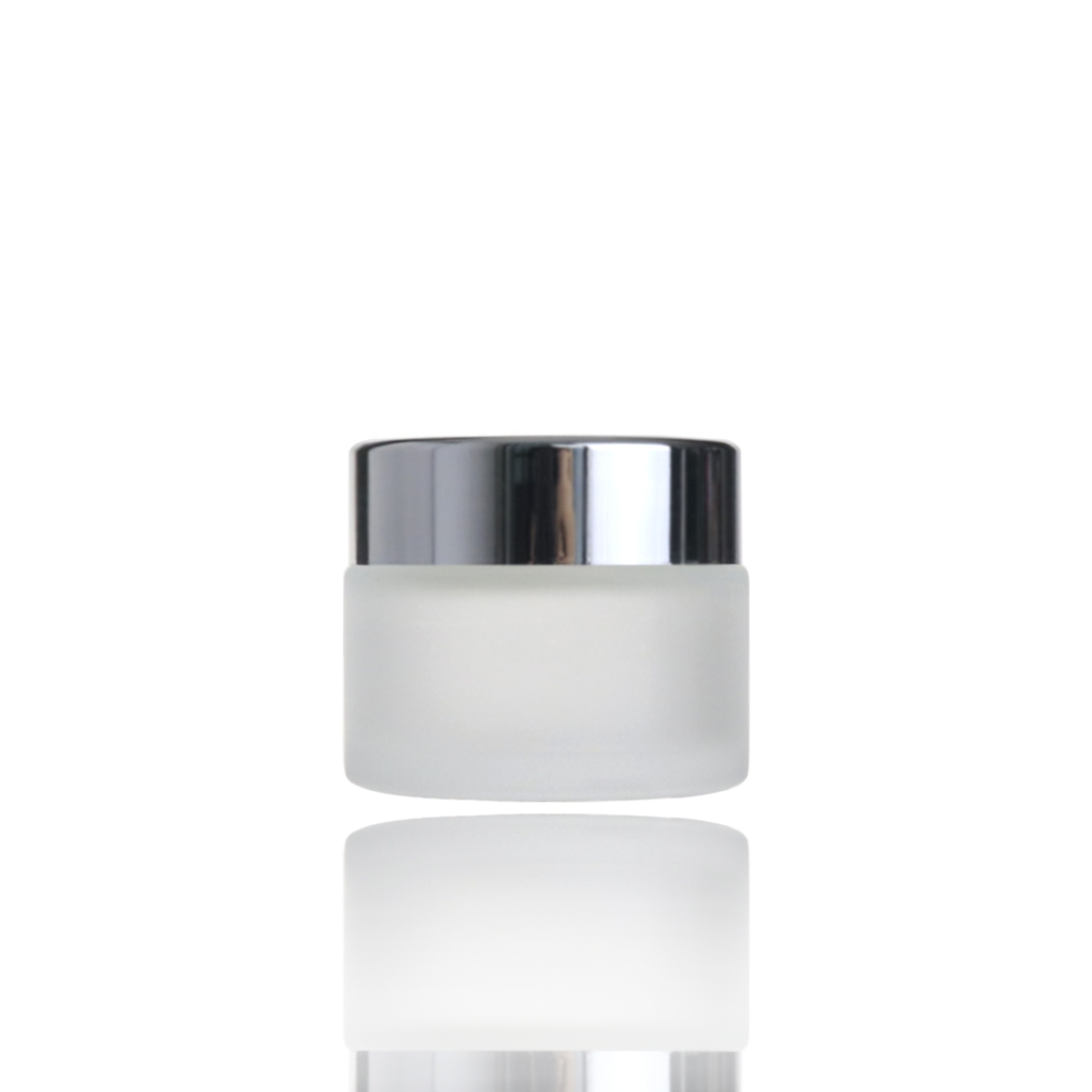 Wholesale 25g frosted matte kaca jar for lontion cream