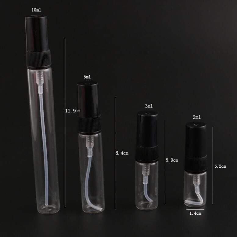 Wholesale 2ml,3ml,5ml 10ml pocket perfume mist spray bottle