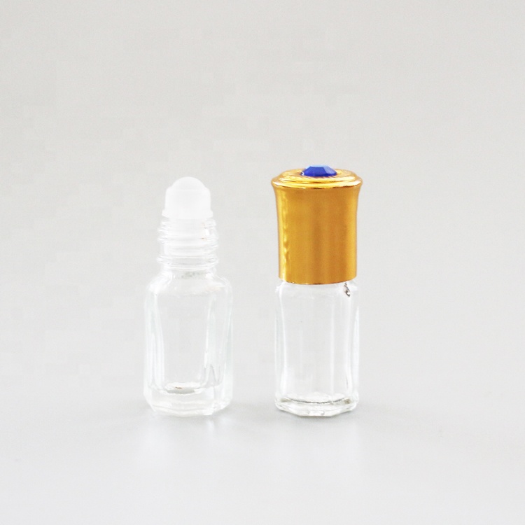 Wholesale 2ml 3ml 6ml 10ml 12ml attar roll on glass bottle