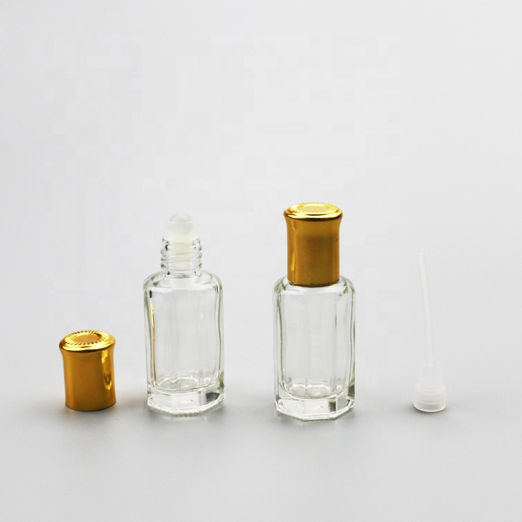 Wholesale 2ml 3ml 6ml 10ml 12ml attar roll on glass bottle