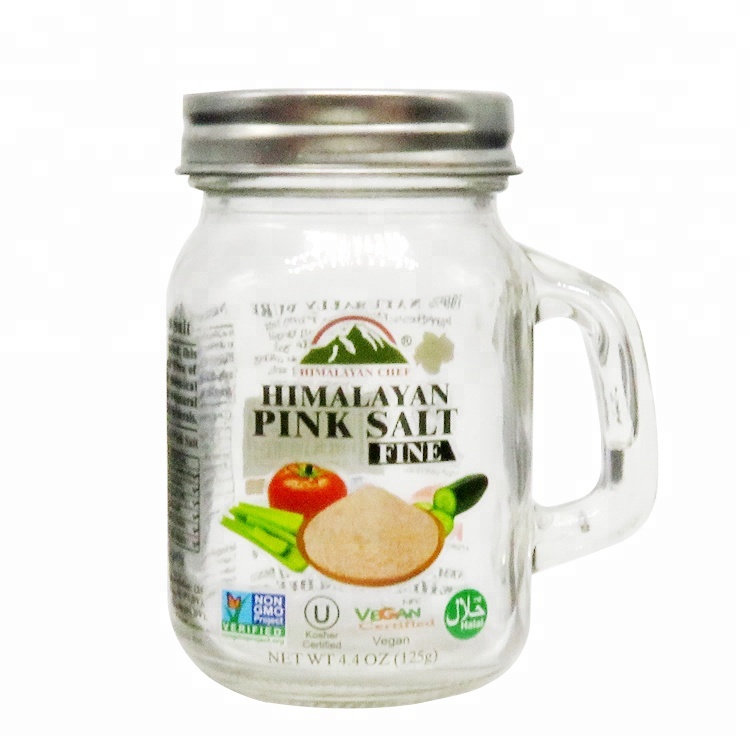 Wholesale 3.4oz Mini Glass Mason Jar Favors Bottles for Spice Honey with Lids and Handles