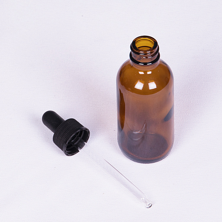 Wholesale 30 60 125Ml Transparent Brown Glass Dropper Bottle Essential Oil Dropper Bottle