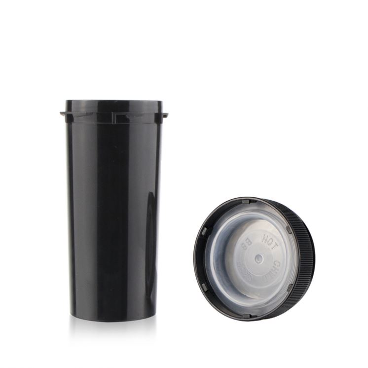 Wholesale 30 dram opaque weed pill hemp storage child resistant proof lid plastic jar with screw top lid