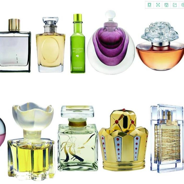 Wholesale 30 ml 50ml Clear Black China Empty Flacon Frosted Glass Perfume Bottle