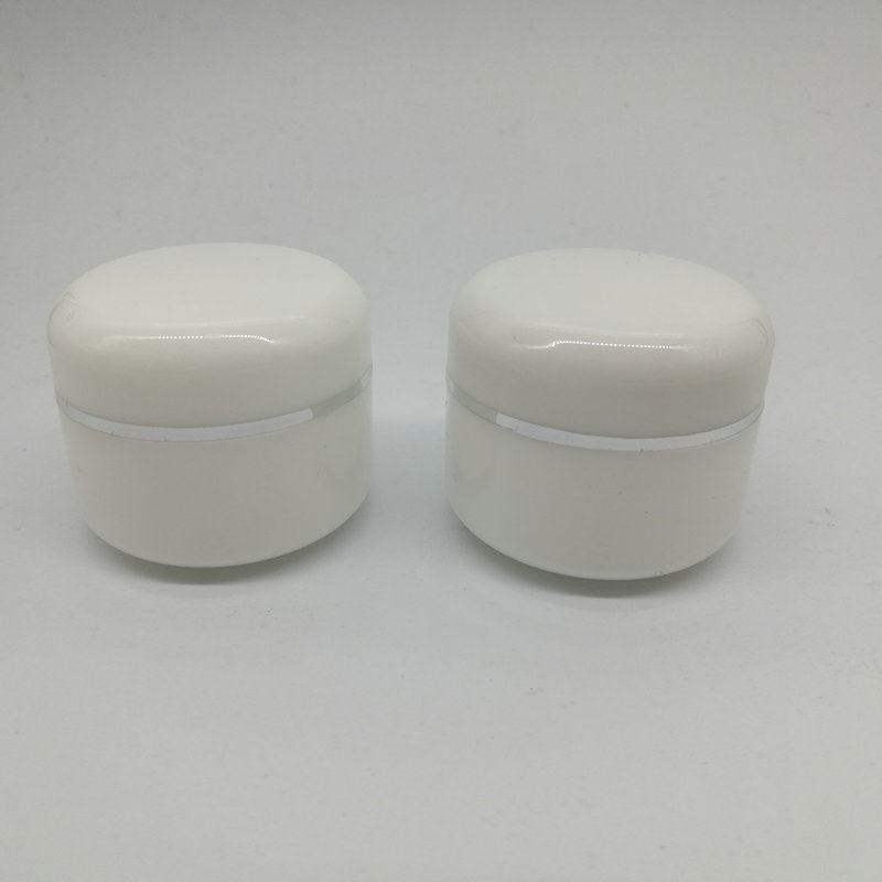 Wholesale 30g 1OZ PP White skin care cosmetic jar cream jar plastic empty jar pot for cream