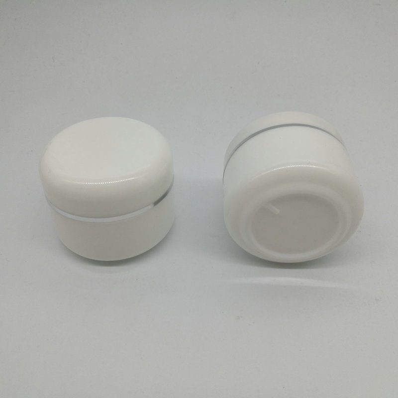 Wholesale 30g 1OZ PP White skin care cosmetic jar cream jar plastic empty jar pot for cream