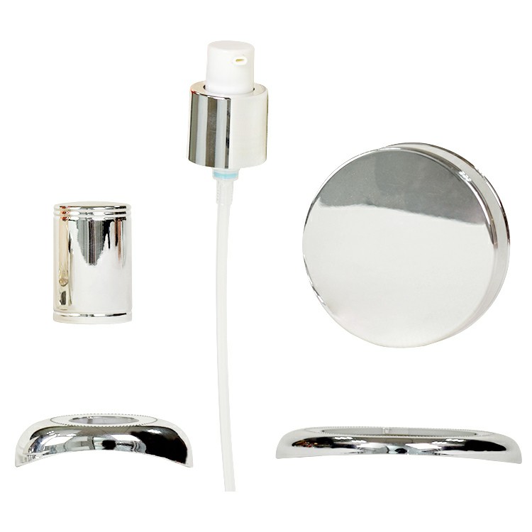 Wholesale 30g 50g 40ml 100ml 120ml luxury cosmetic packaging glass jar lotion pump containers bottle set