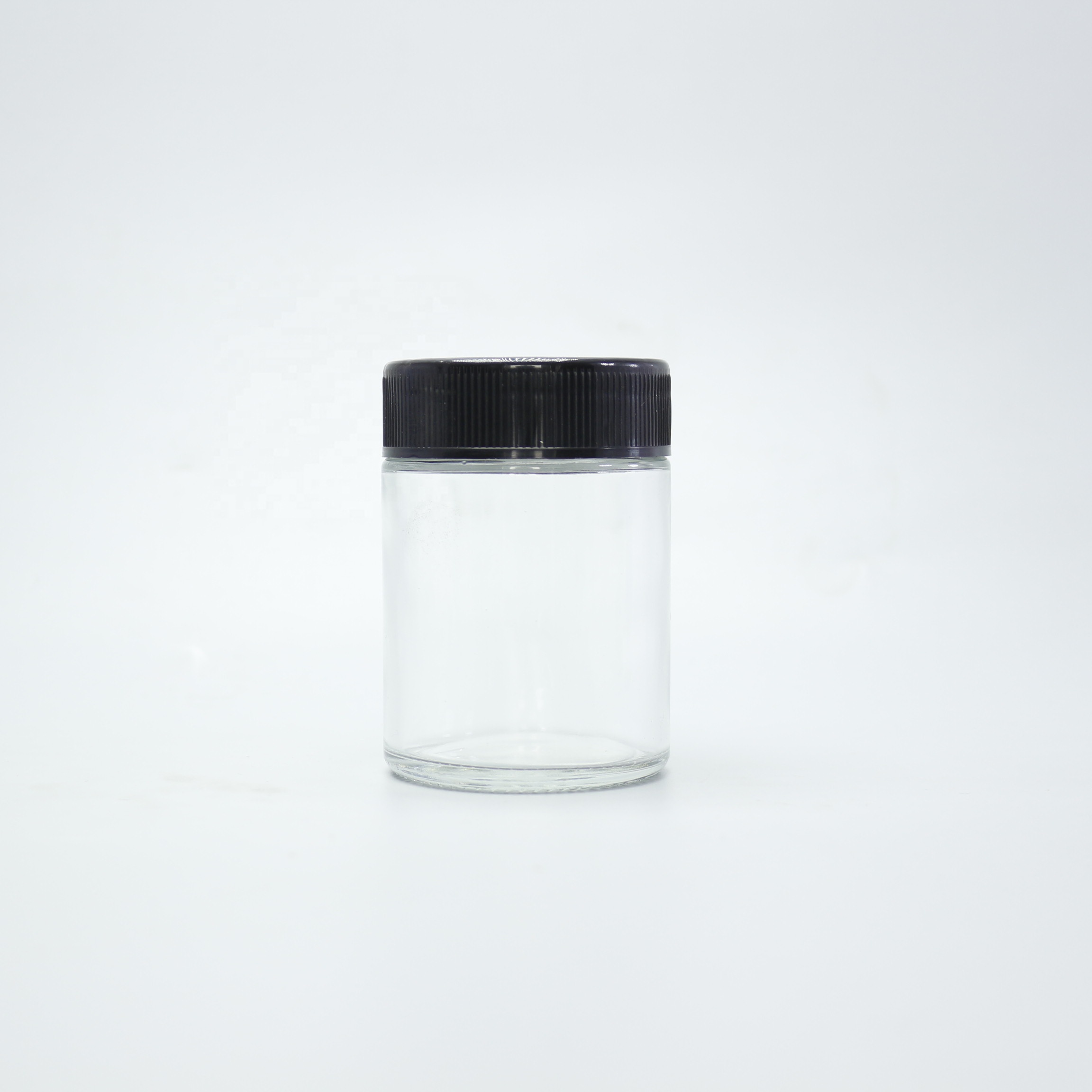 Wholesale 30g 50g 85g 110g child proof glass jar container with childproof cap CGJ-2T