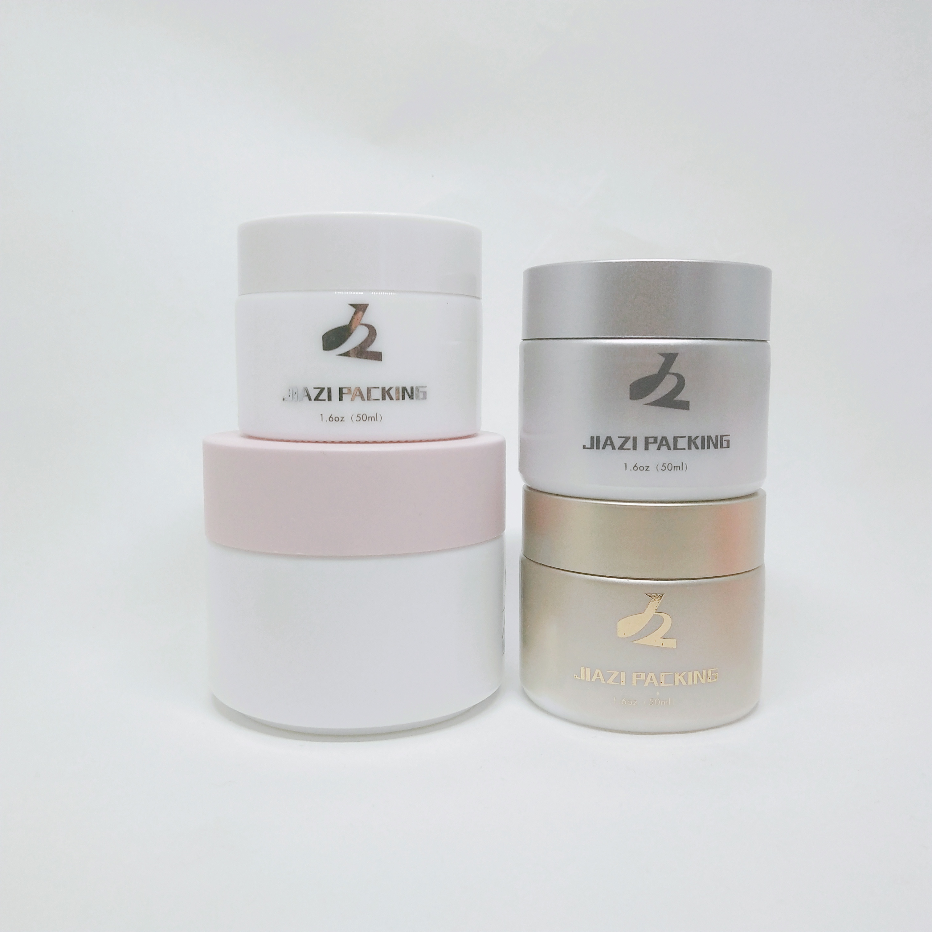 Wholesale 30g Cheap Glass White porcelain jars with white Lid