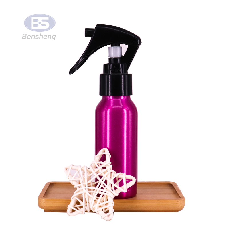 Wholesale 30ml-250ml Silver Aluminum Bottle with Trigger Sprayer, Metal Trigger Bottle 30ml 50ml 100ml 120ml 150ml 200ml 250ml