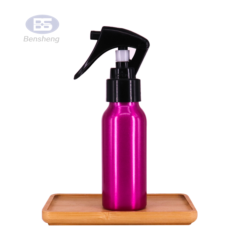 Wholesale 30ml-250ml Silver Aluminum Bottle with Trigger Sprayer, Metal Trigger Bottle 30ml 50ml 100ml 120ml 150ml 200ml 250ml