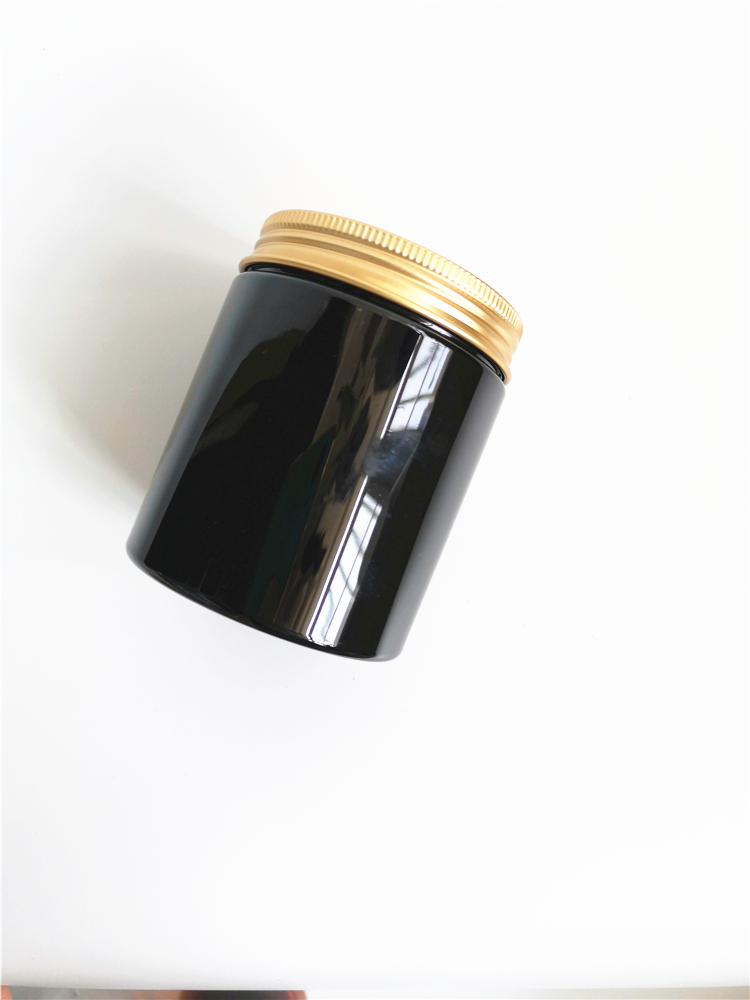 Wholesale 30ml 50ml 100ml 120ml 200ml 250ml 500ml cosmetic packaging clear amber black pet plastic cream jar with plastic lid