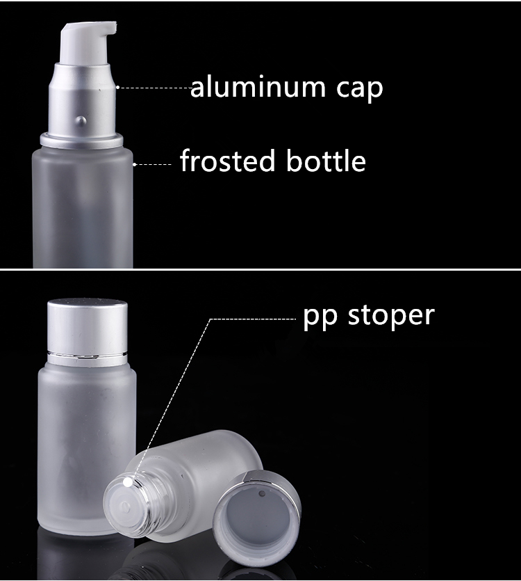 Wholesale 30ml 50ml 100ml 120ml frosted silver continuous empty perfume face glass mist spray bottle