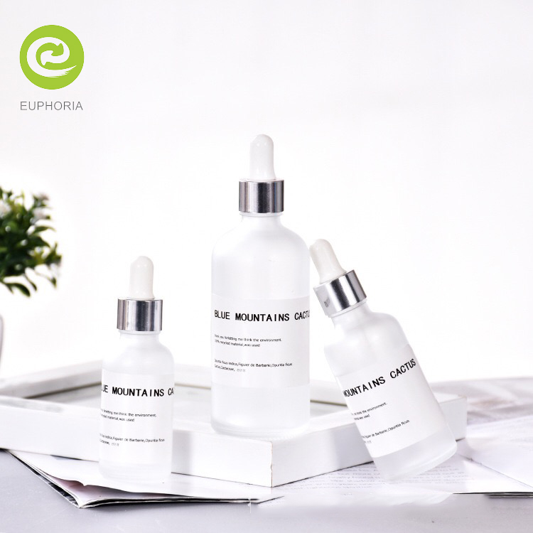 Wholesale 30ml 50ml 100ml clear amber blue essential oil glass dropper bottle