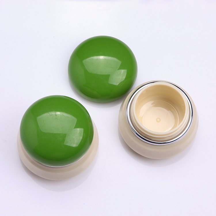 Wholesale 30ml 50ml PP plastic jar with mushroom shaped lid good quality Printing can be customized plastic jar