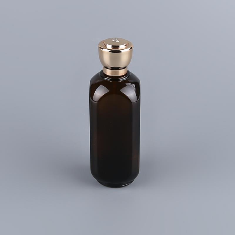 Wholesale 30ml 50ml glass black perfume bottle