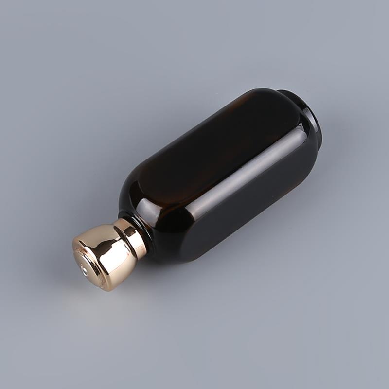 Wholesale 30ml 50ml glass black perfume bottle