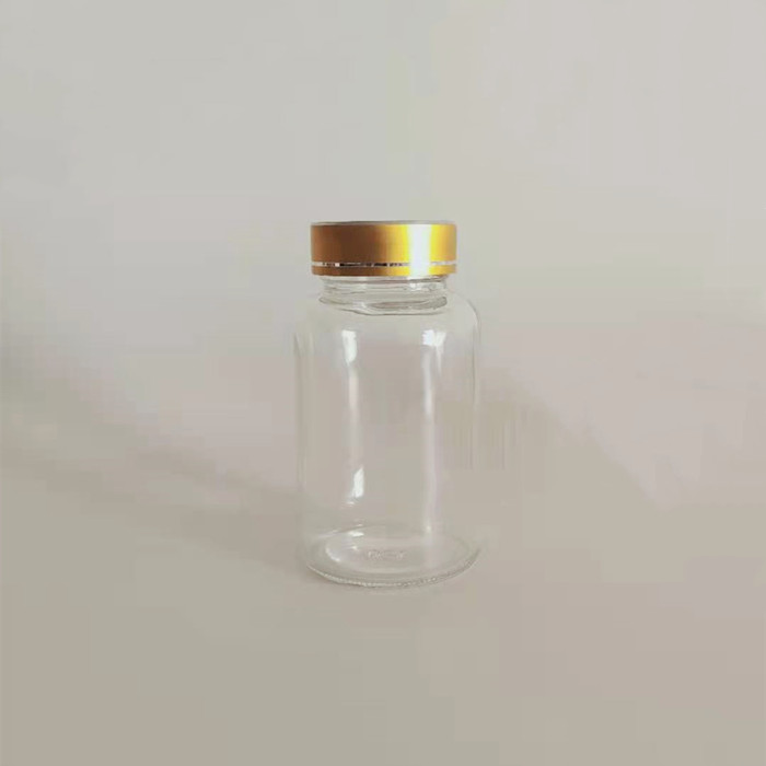Wholesale 30ml 60ml 100ml 120ml clear vitamin medicine glass bottle for tablet pill capsule container