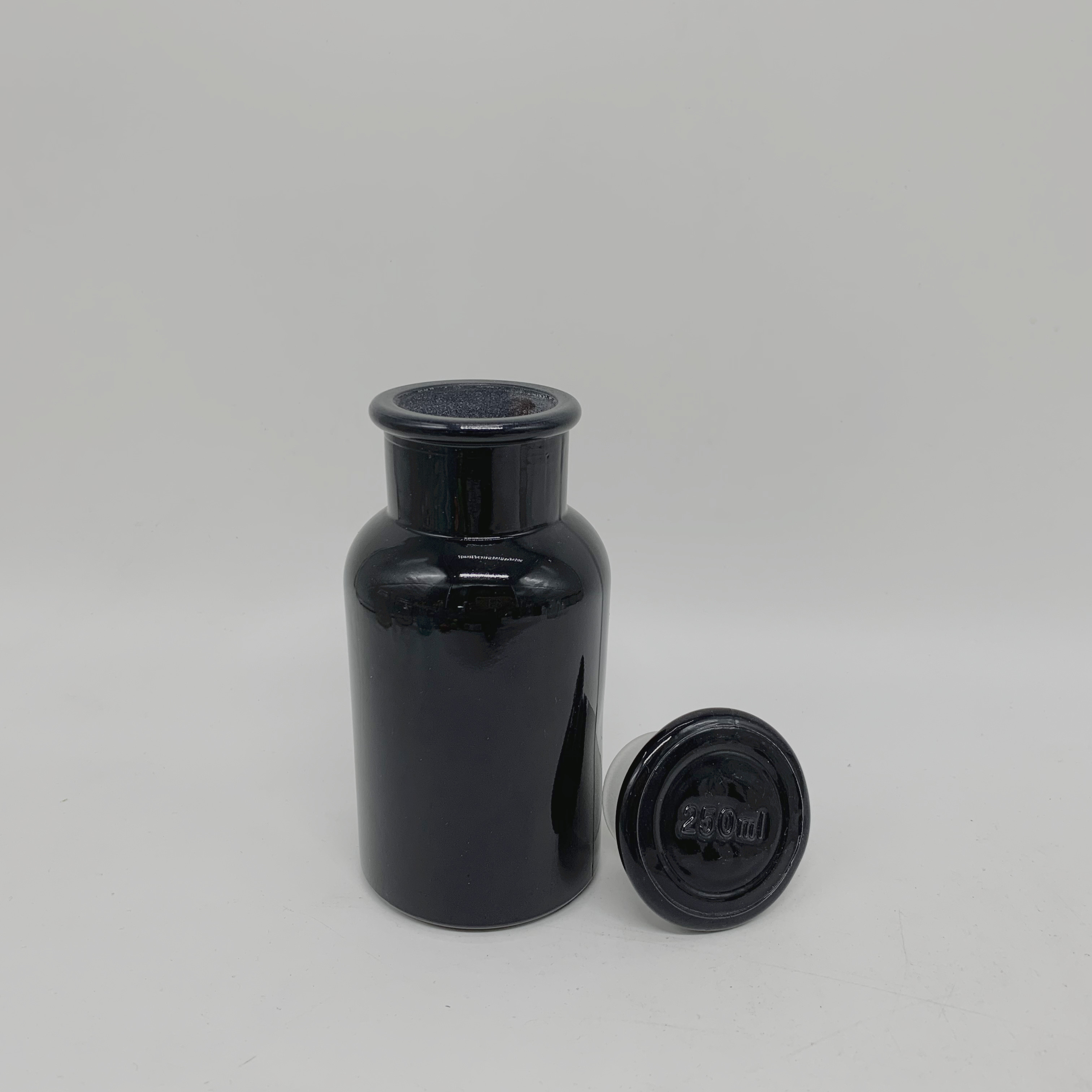 Wholesale 30ml 60ml 125ml 250ml 500ml 1000ml Amber/White glass apothecary jar reagent jar