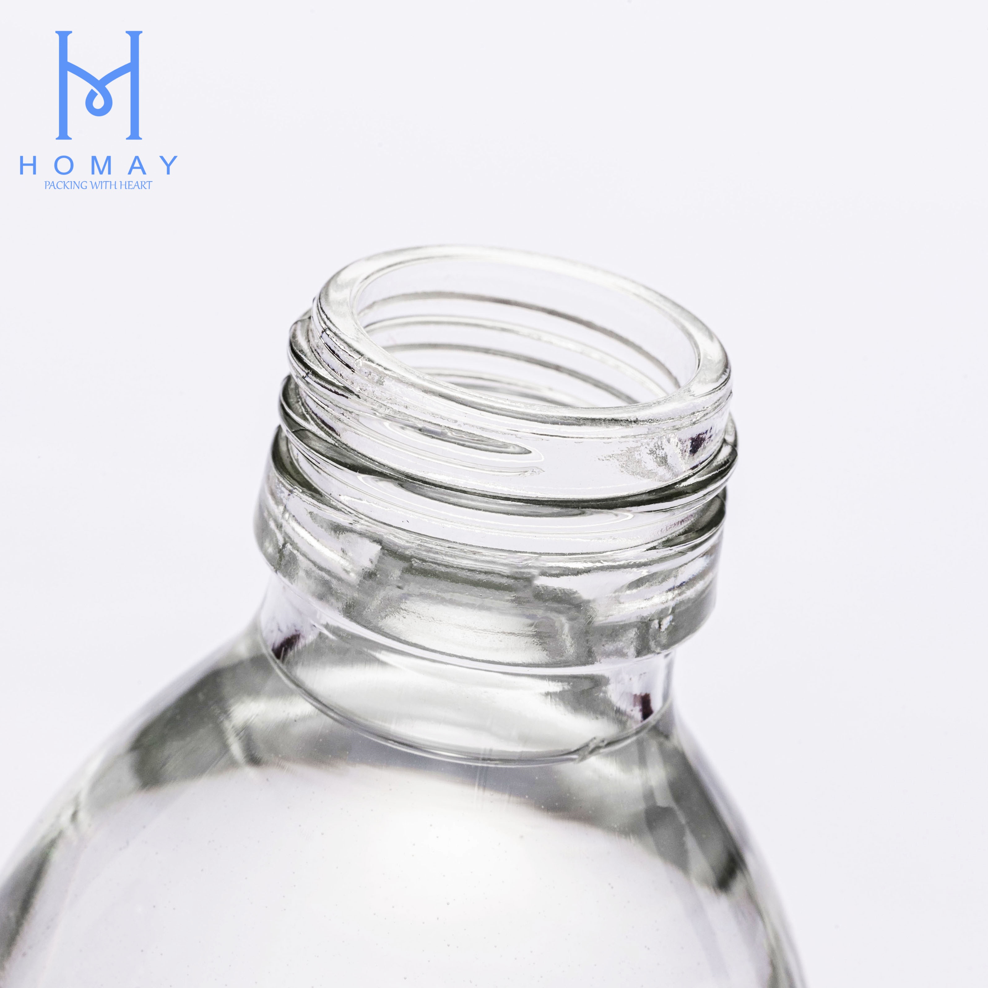 Wholesale 30ml 60ml 90ml 125ml 150ml 200ml Clear syrup glass medicine bottles for syrup