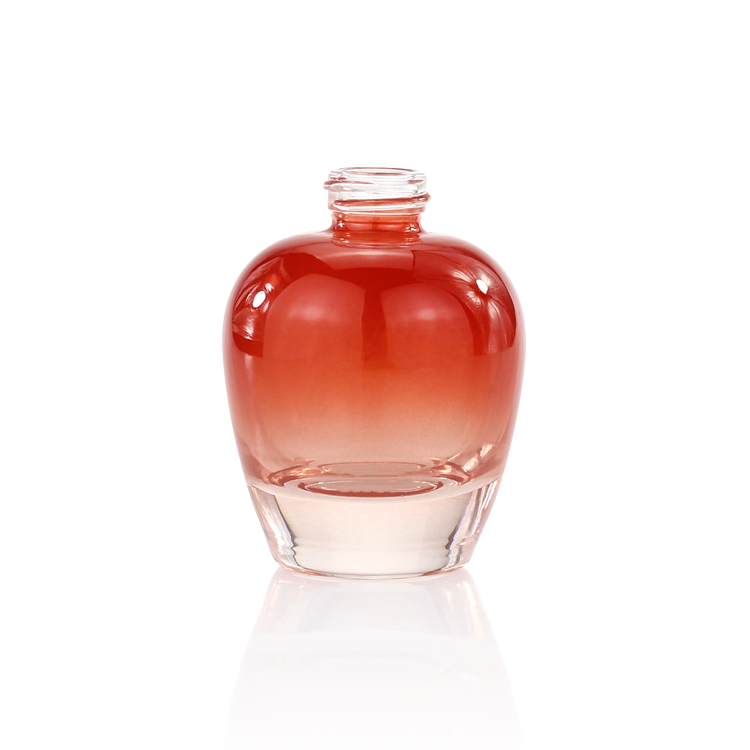 Wholesale 30ml Face Serum Packaging Bottle Glass Serum Bottle with Pump Cherry Shape Serum Bottle Essential Oil Screen Printing