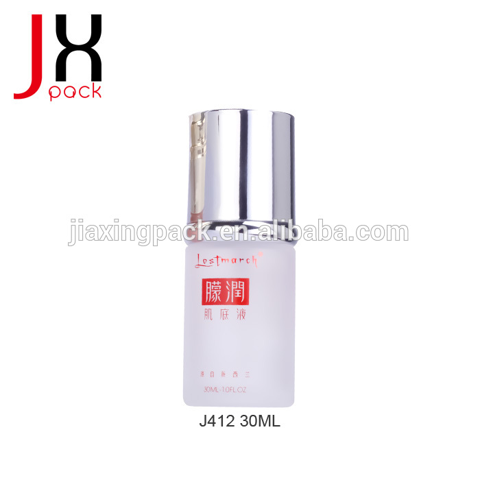 Wholesale 30ml Glass Cosmetic Lotion Bottle with Pump