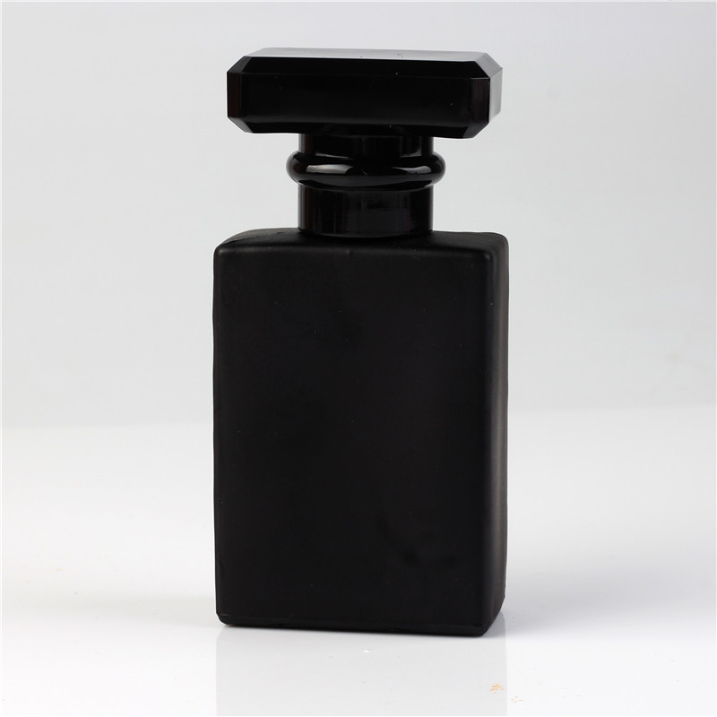 Wholesale 30ml Luxury Clear Black Empty Glass Spray Pump Perfume Bottle Cosmetic Packaging