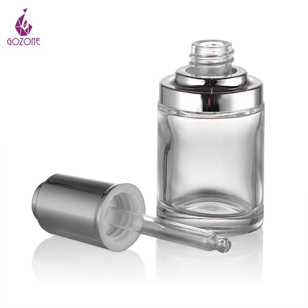 Wholesale 30ml droppers oil dropper bottle eye dropper bottle for container cosmetic packaging