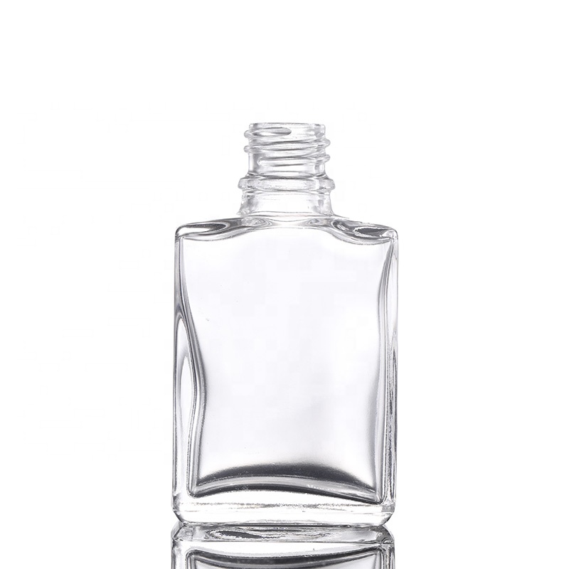 Wholesale 30ml rectangular glass bottle with aluminum spray lid perfume glass bottle 50ml 100ml